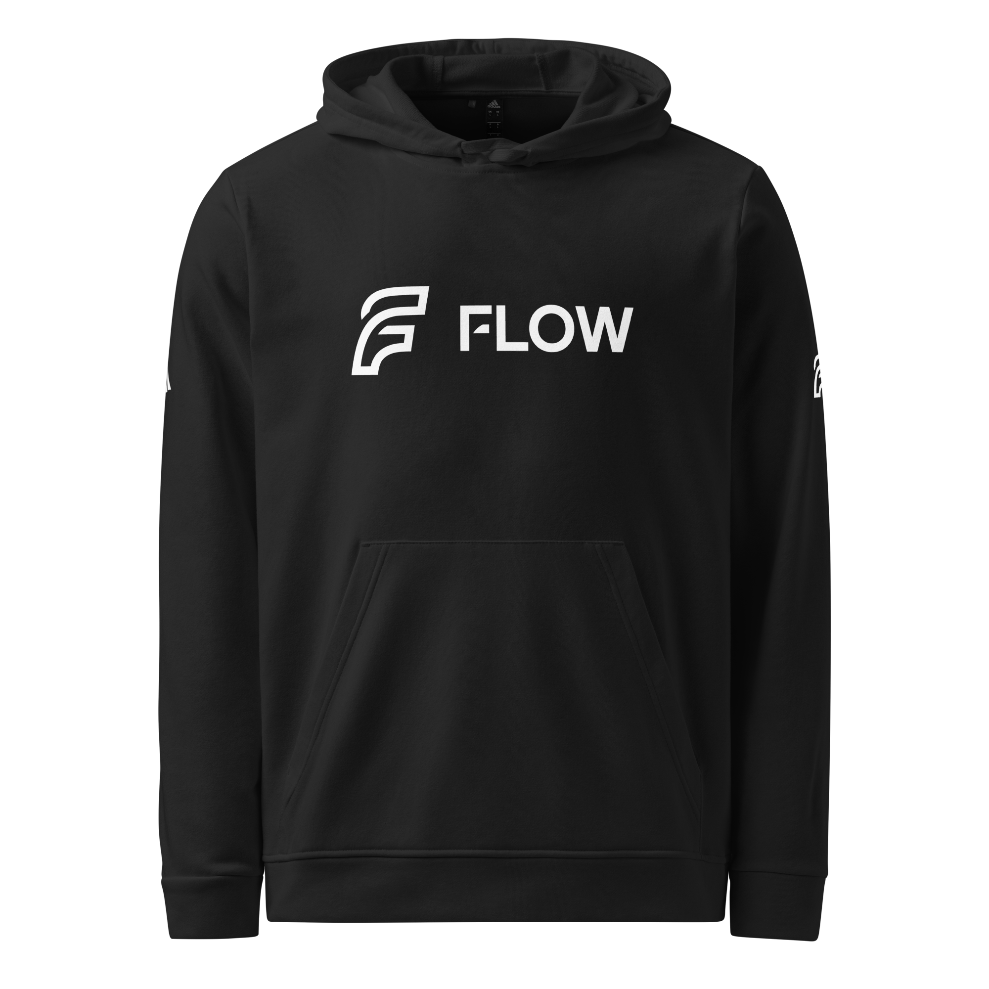 FLOW X ADIDAS RELAXED FIT HOODIE » BLACK HIGH CONTRAST